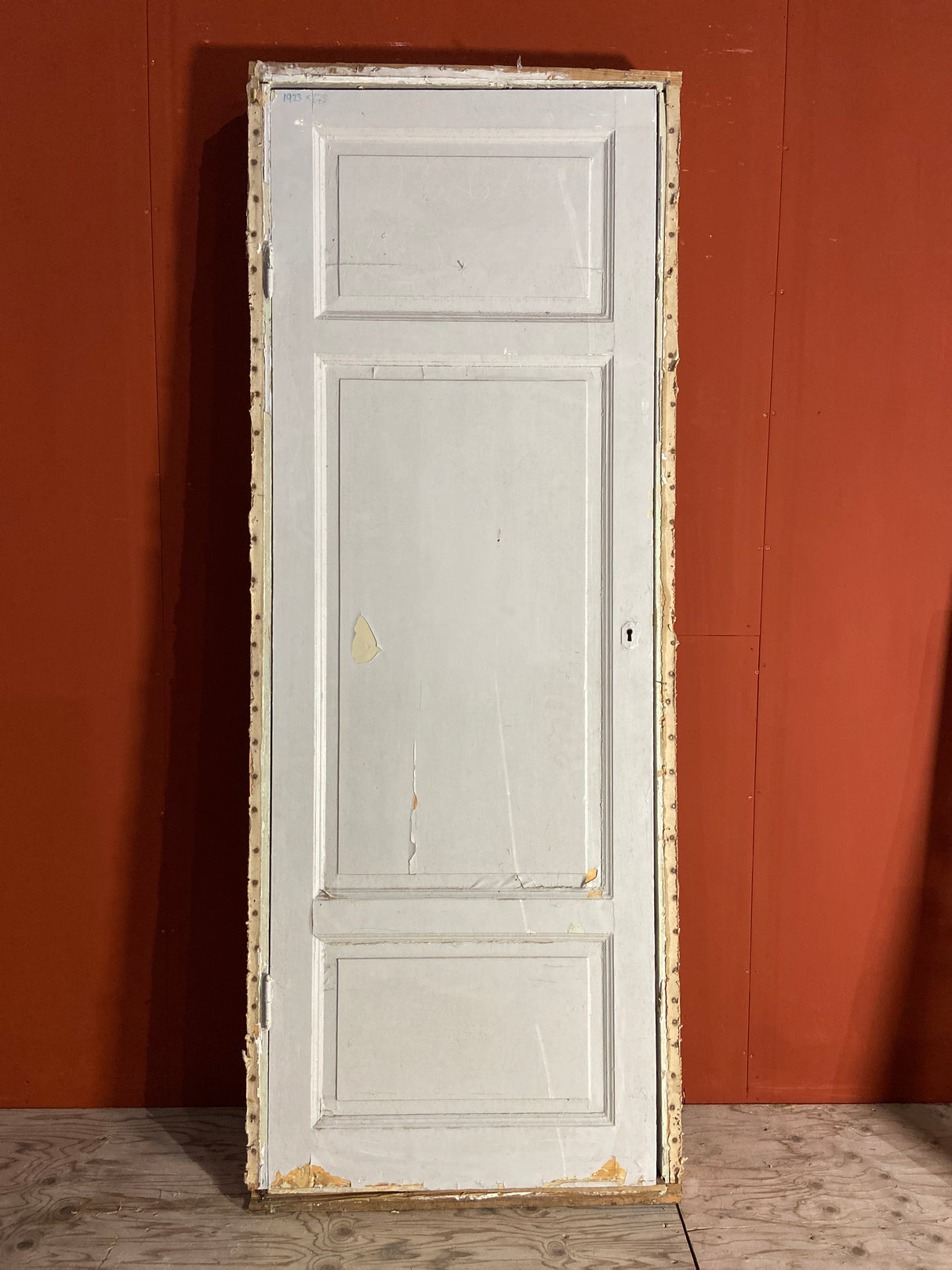 Spegeldörr med karm, 200x76, 3 speglar