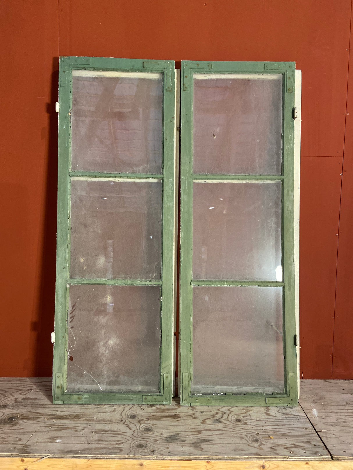 Inner och ytterfönster utan karm, 135x48