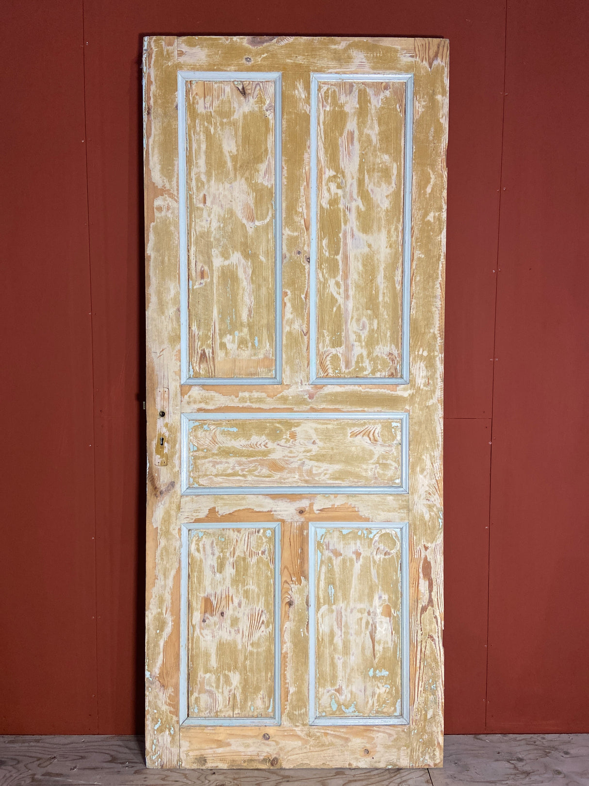 Spegeldörr utan karm, 205 x 84, 5 speglar