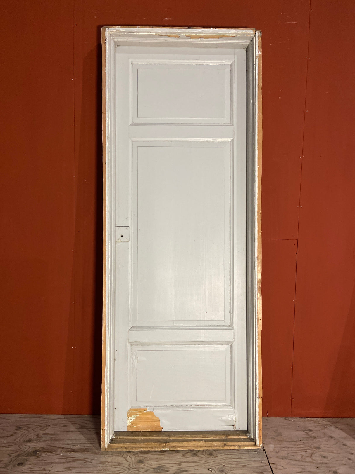 Spegeldörr med karm, 200x76, 3 speglar