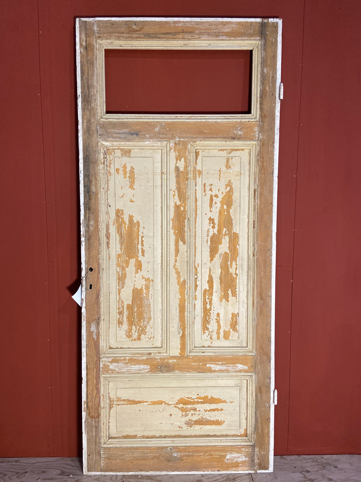 Spegeldörr med glas utan karm, 210 x 90, 4 speglar