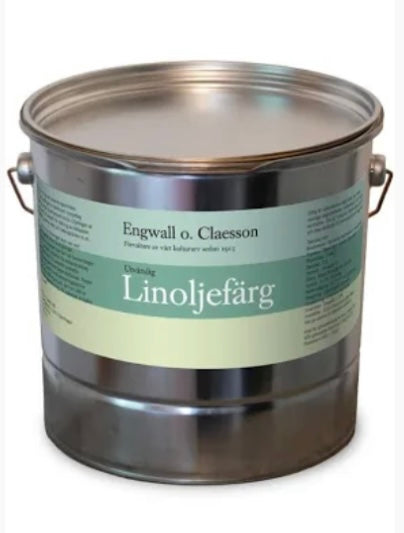 Linoljefärg Vit utvändig 5 liter