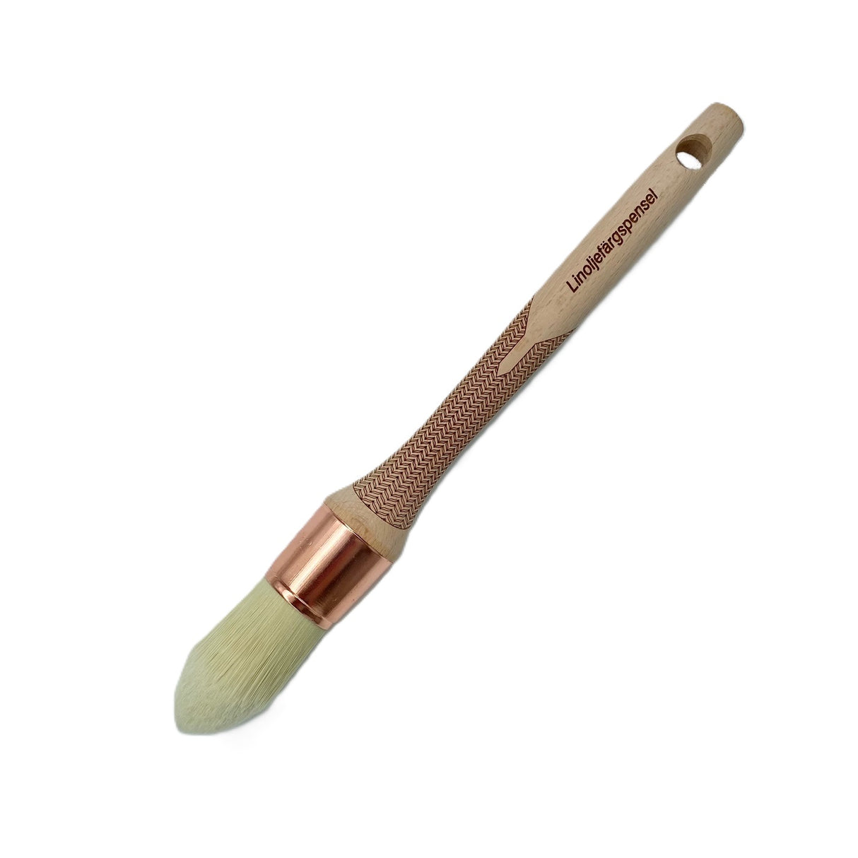 Rund anstrykare, linoljefärgspensel 32 mm
