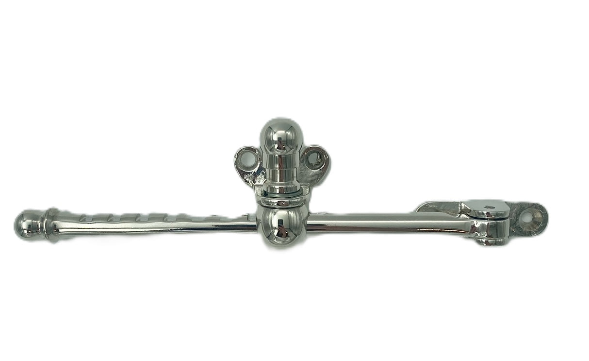 Vädringsbeslag inåtgående Förnicklad