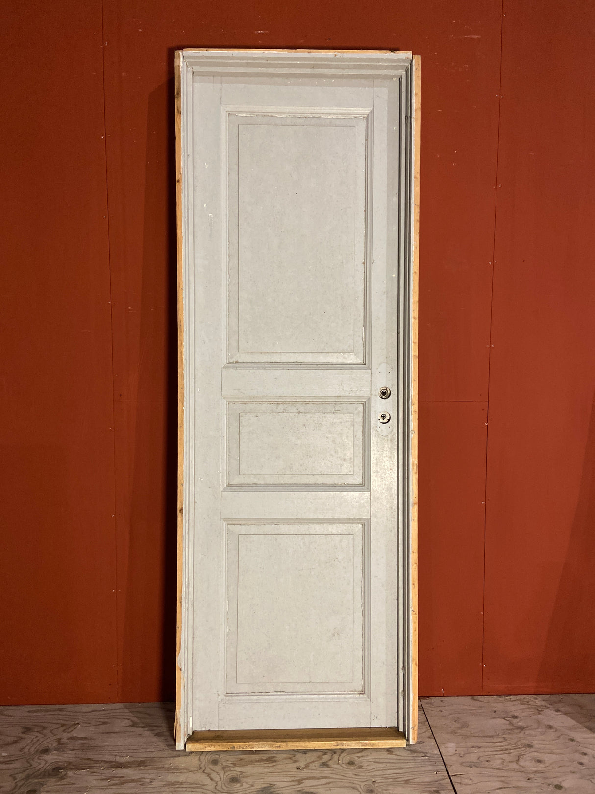 Spegeldörr med karm, 199x69, 3 speglar