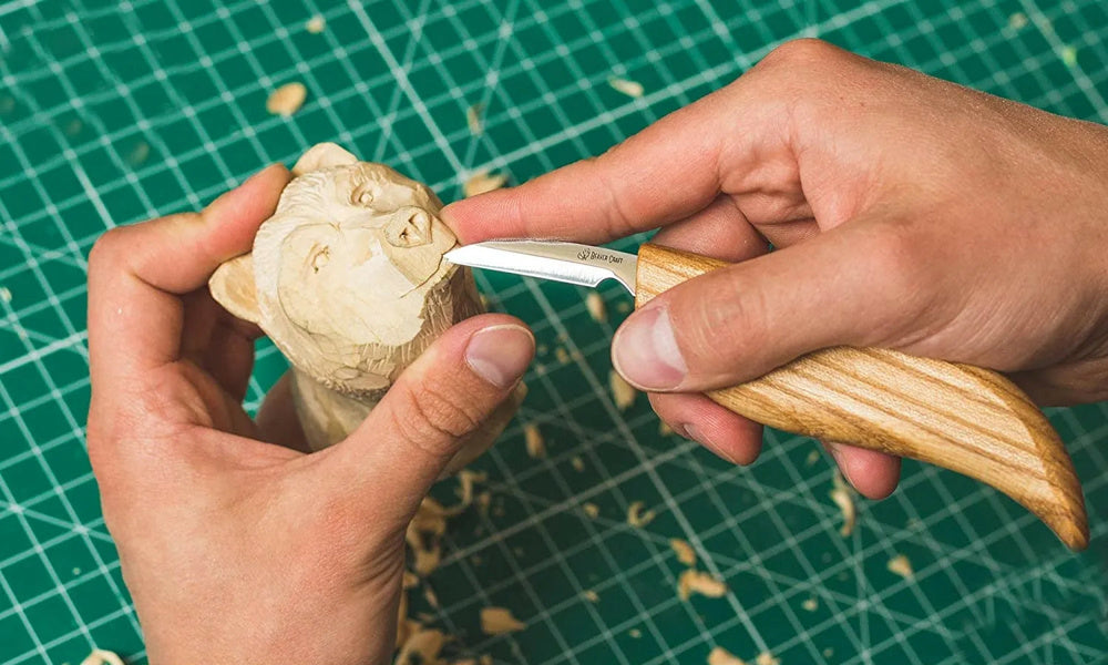 Karvsnittskniv C8 / täljkniv från BeaverCraft