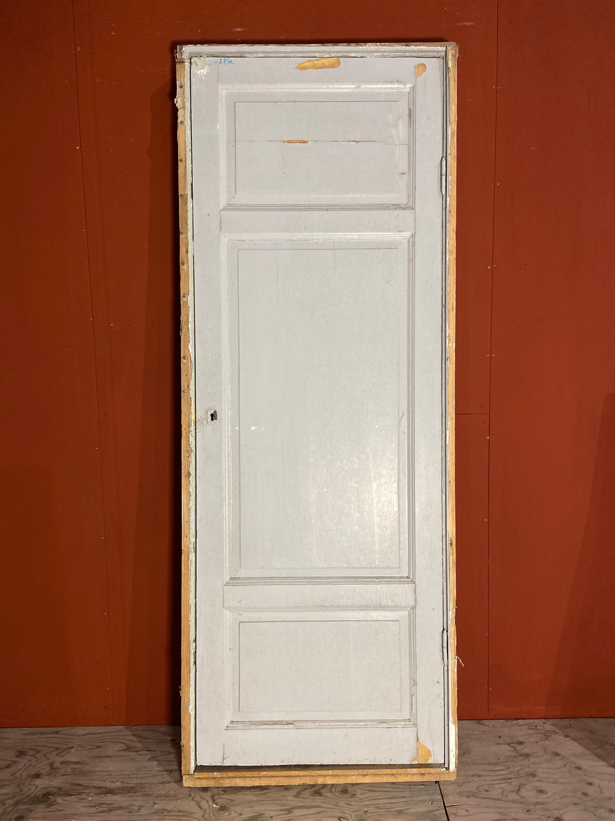 Spegeldörr med karm, 200x76, 3 speglar