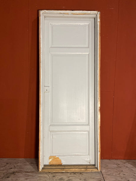Spegeldörr med karm, 200x76, 3 speglar