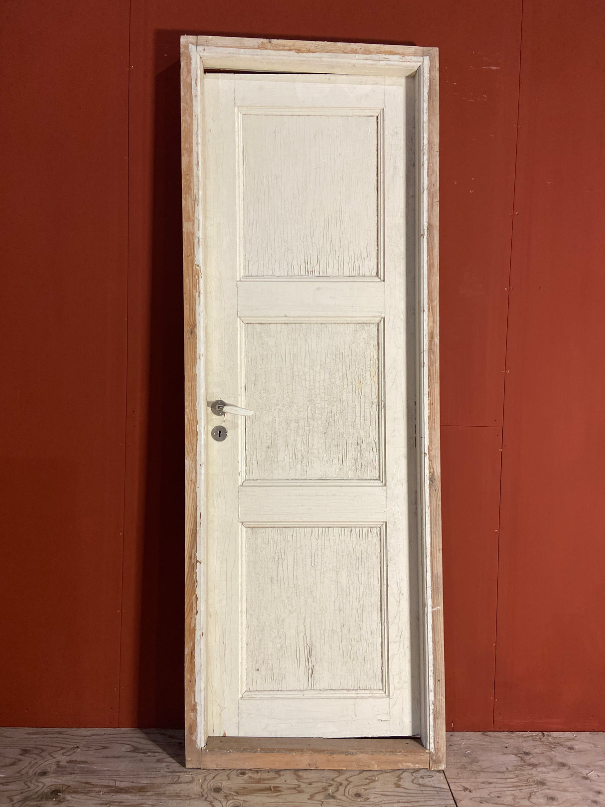 Spegeldörr med karm, 210 x 75, 3 speglar