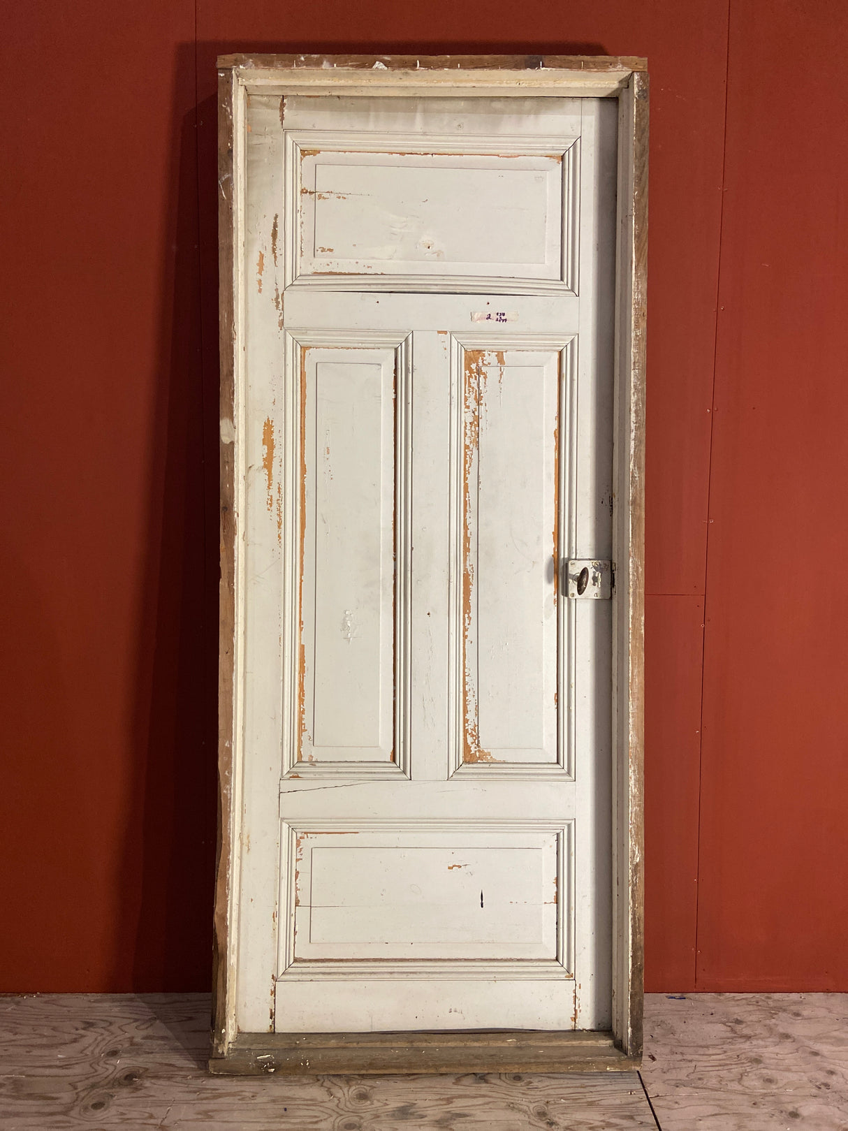 Spegeldörr med karm, 215 x 90.5, 4 speglar