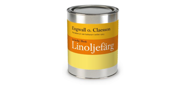 Linoljefärg Engwall och Claesson – Alla kulörer – Traditionella byggvaror