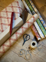 Handtryckt omslagspapper