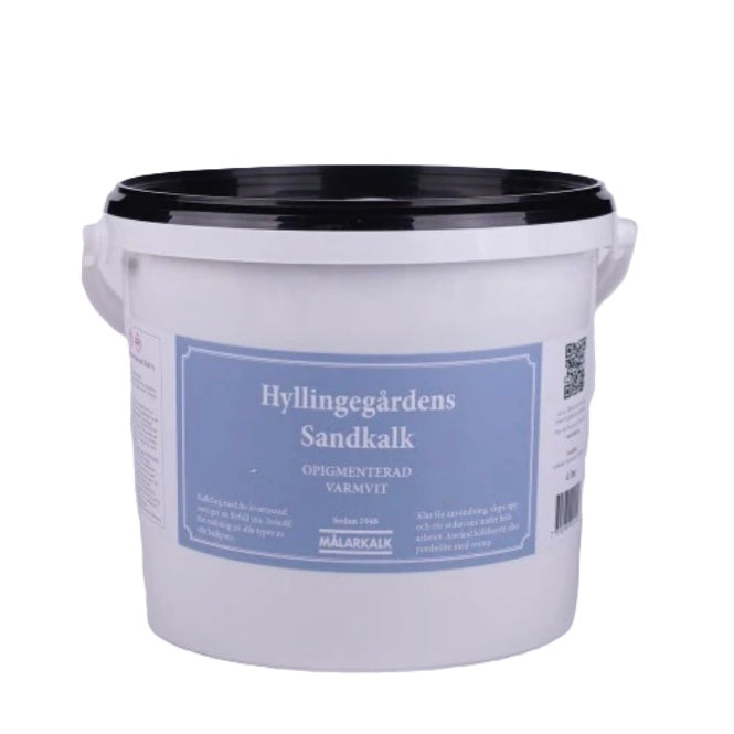 Hyllingegårdens Sandkalk, opigm. vit, 4 liter