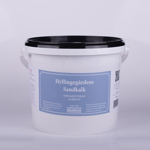 Hyllingegårdens Sandkalk, opigm. vit, 4 liter